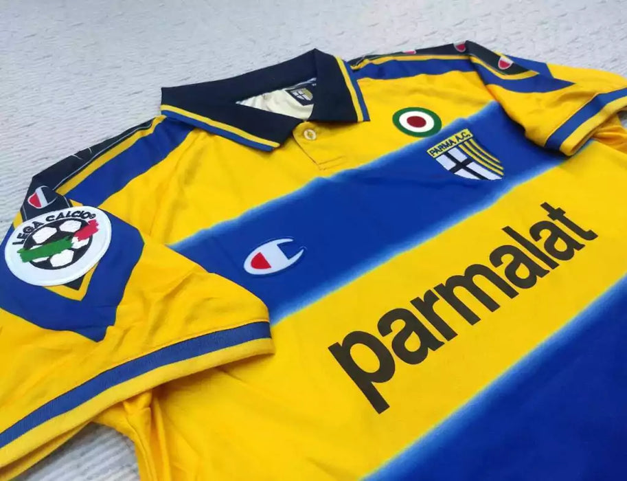 Champion Parma Retro 1998-99 Home Jersey - Available with or without Number