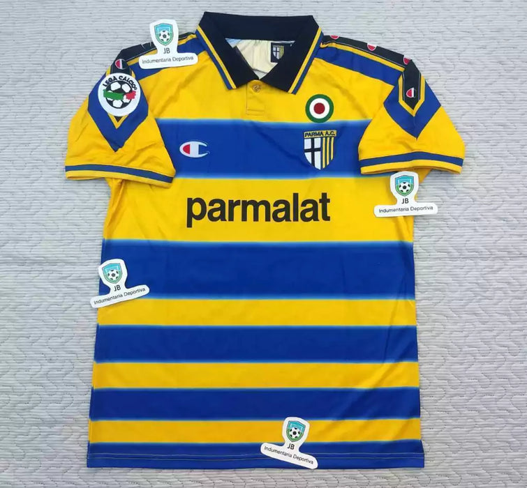Champion Parma Retro 1998-99 Home Jersey - Available with or without Number