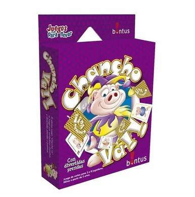 Chancho Va Juego De Cartas Clásico Cards Board Game for Kids & Family by Bontus (Spanish)