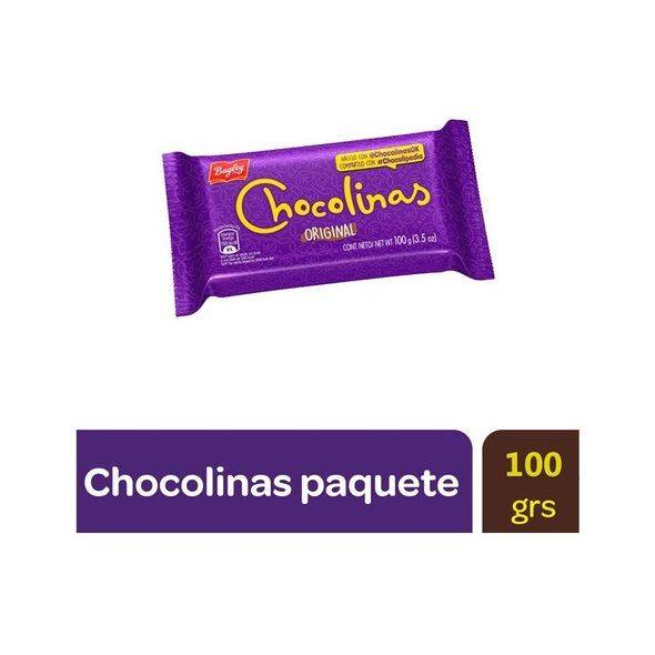 Chocolinas Cookies de Chocolate Ideal para Bolos com Doce de Leite e Chocotorta Tradicional, 100 g (pacote com 3) 