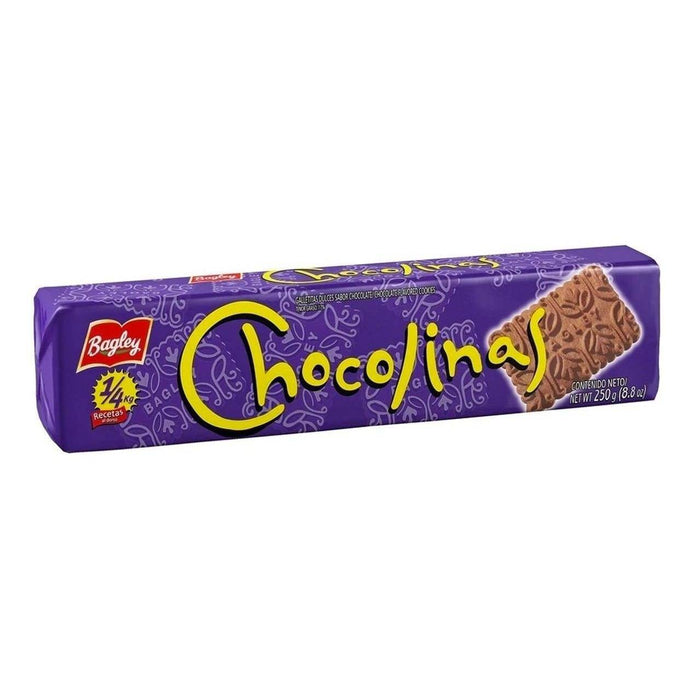 Chocolinas Biscoitos Tradicionais de Chocolate, Perfeitos para Bolos com Doce de Leite Chocotorta, 250 g / 8,82 oz una 
