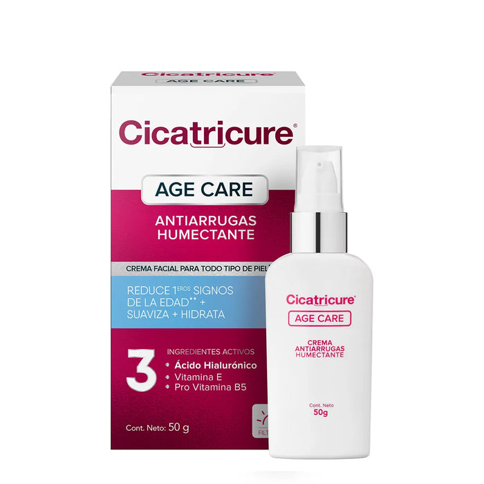 Cicatricure Age Care Hydrating Facial Cream with Hyaluronic Acid - 50g