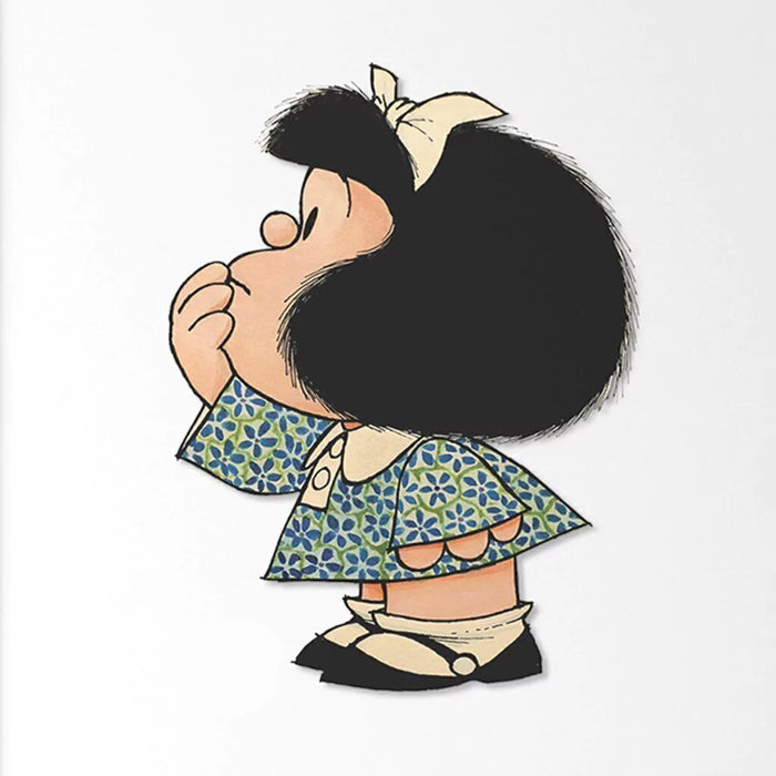 Classic Mafalda Magnet 10 cm x 7.5 cm - Fun Fridge Decor