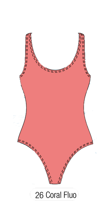 Classic Miro Sol One-Piece Swimsuit with Fine Straps - Full Body Coverage