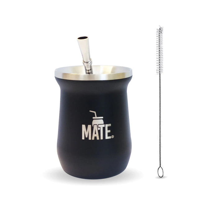 Classic Model Stainless Steel Black Mate | Includes Straw