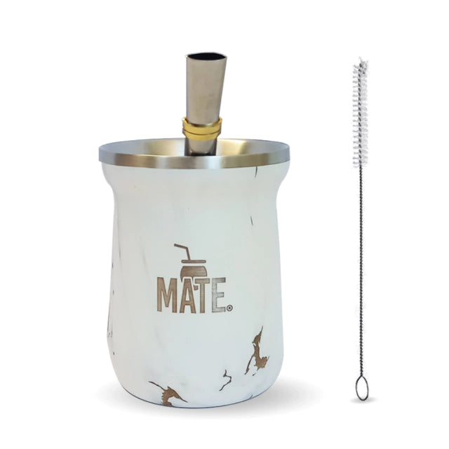 Classic Model Stainless Steel Marble Mate | Includes Straw