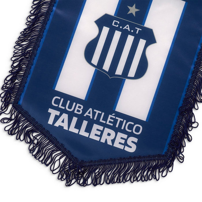 Club Atlético Talleres Institutional Pennant 2024 Navy Blue Pearl Cord - Official Team Flag