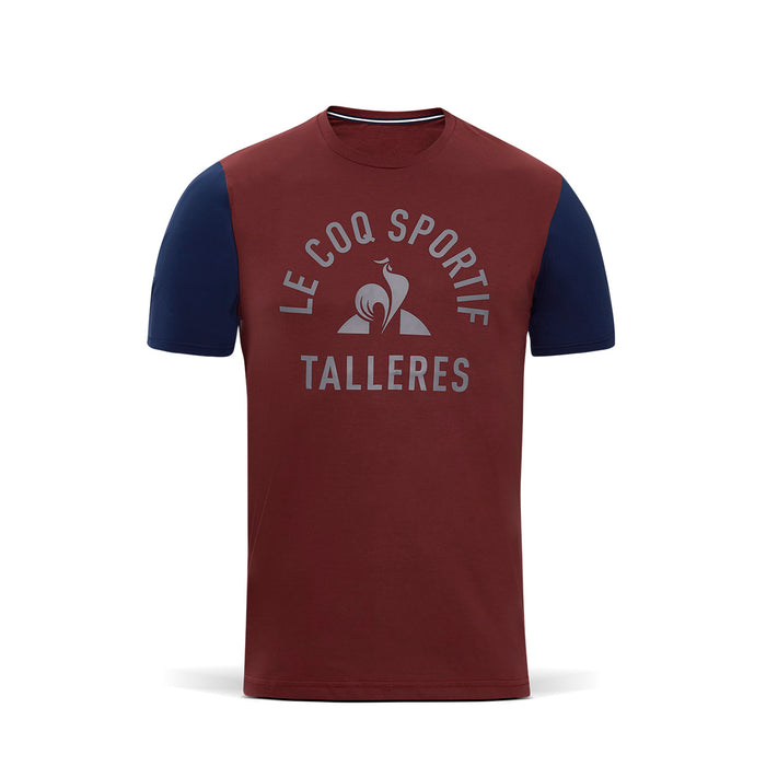 Club Atlético Talleres Men's Casual Bordo Season 2024 Printed Shield T-Shirt