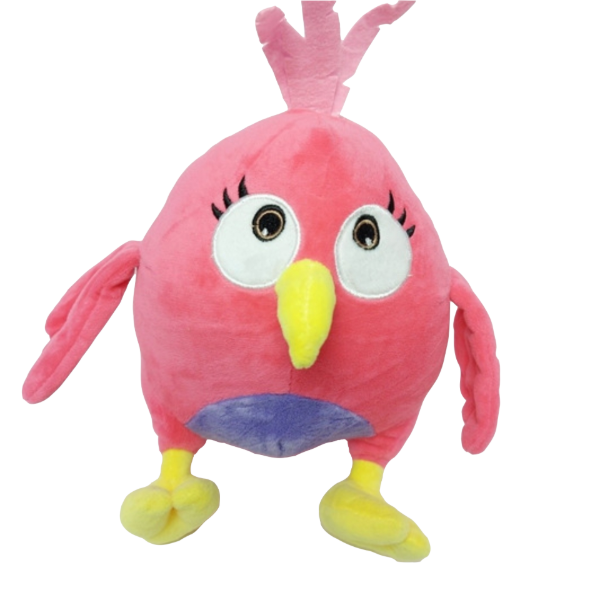 Cocktail Store Angry Birds Peluche Stella Pink Película Plush Toy - Fun Character from Movie!