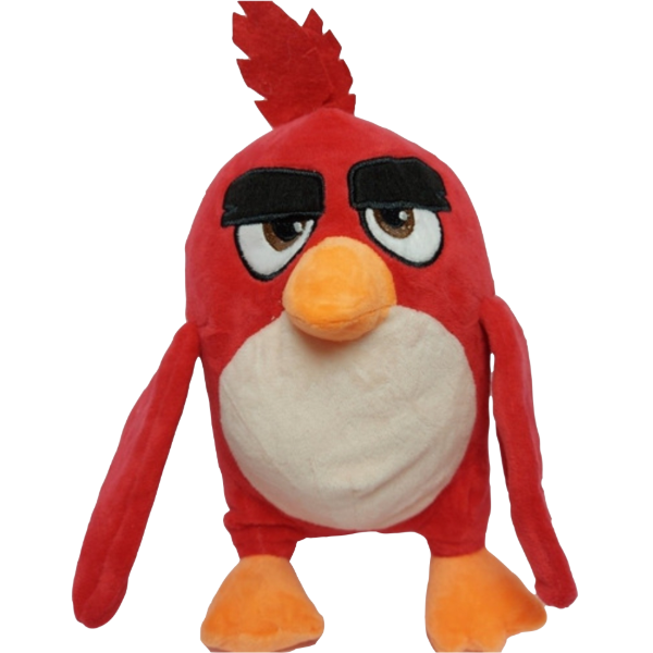 Peluche del Personaje Rojo de Angry Birds de Cocktail Store - ¡Perfecto para Fans