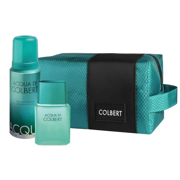 Colbert Set Neceser + Acqua EDT 60 ml + Desodorante 150 ml - Complete Grooming Kit