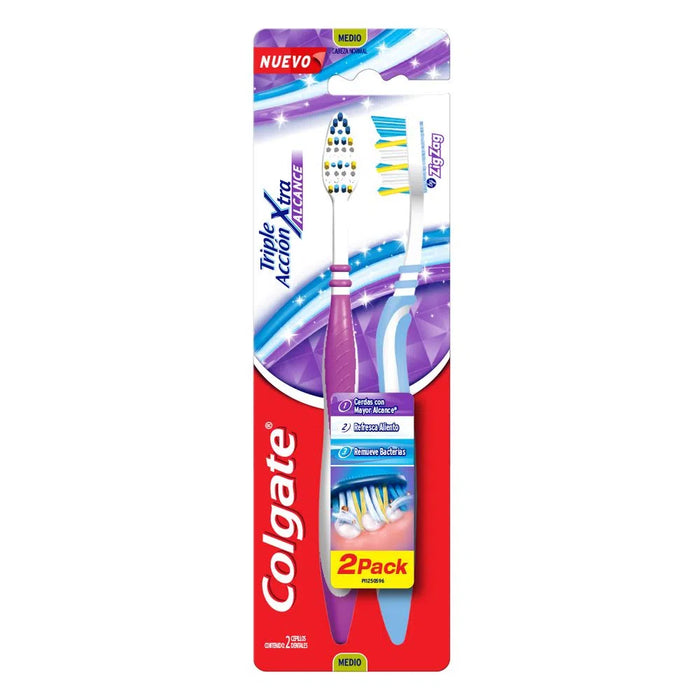 Colgate Zig Zag Deep Interdental Cleaning Brushes - Pack of 2 - Advanced Dental Care for Thorough Clean