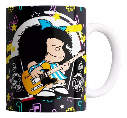 Collectible Mafalda Ceramic Mug - Unique Coffee Cup