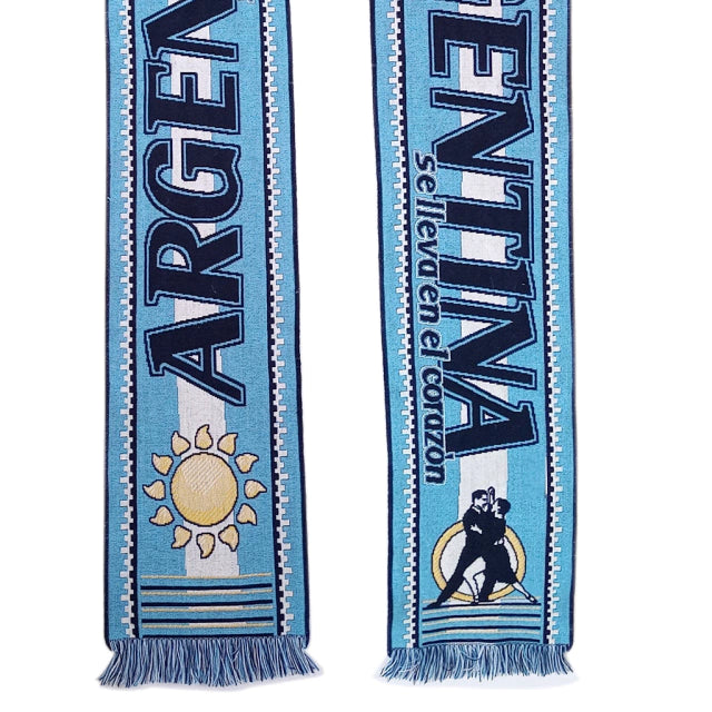 Comfortable & Practical Argentina Scarf | Worn with Heart | Stylish Fan Essential