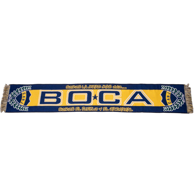 Comfortable & Practical Boca Juniors 'La Mitad Más Uno' Scarf | Fan Essential