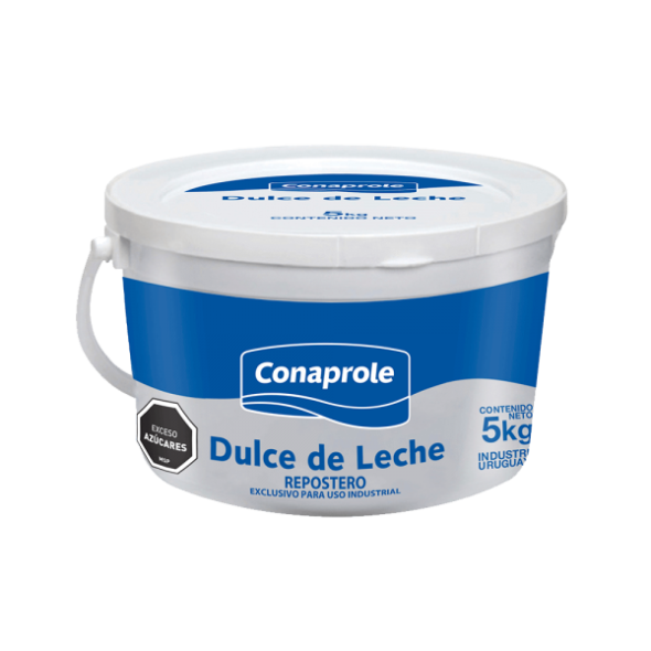 Conaprole Dulce de Leche Repostero Confitura de Leche Gruesa para Panaderías, Pasteles y Pastelería, Caja de 5 kg / 11.02 lb