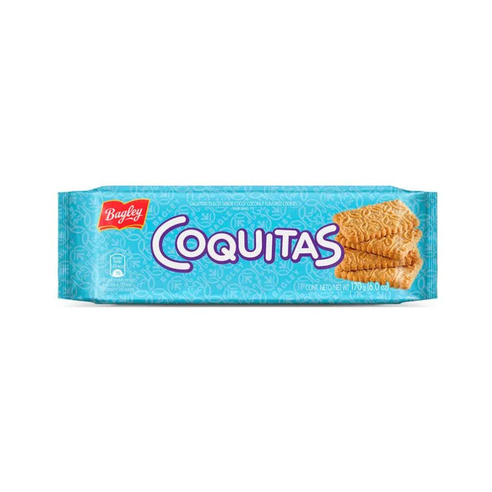 Coquitas Sweet Coconut Cookies, 157 g / 5,53 oz (embalagem com 3) 