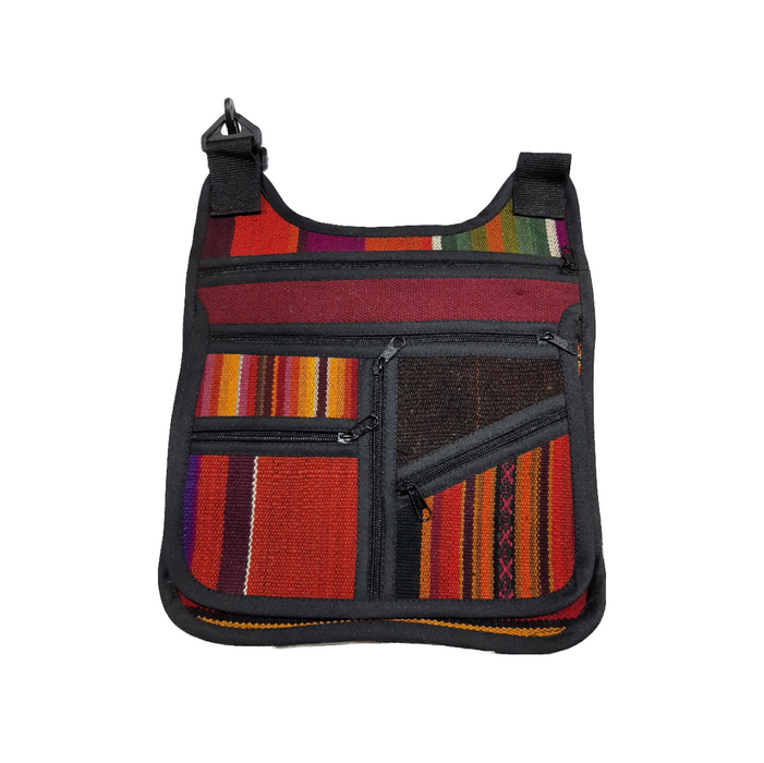 Corazón Norteño | Medium Norteño Argentino Style Aguayo Shoulder Bag - Classic Elegance for Every Occasion