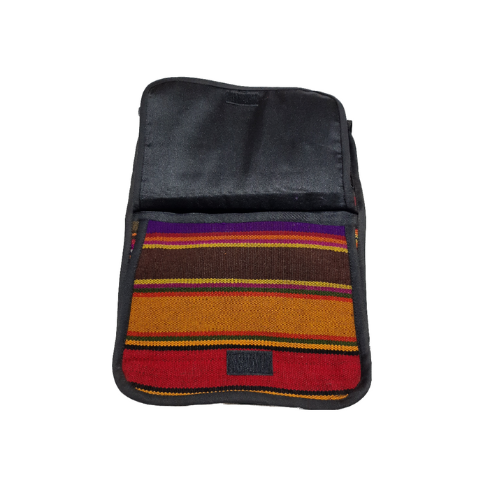 Corazón Norteño | Medium Norteño Argentino Style Aguayo Shoulder Bag - Classic Elegance for Every Occasion