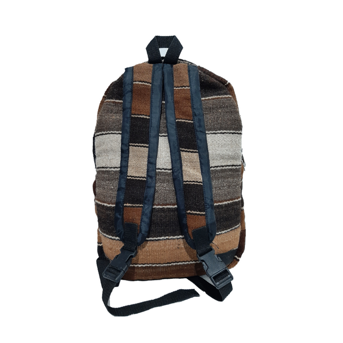 Corazón Norteño | Norteño Argentino Style Puyo Brown Turtle Backpack | 48 cm x 40 cm