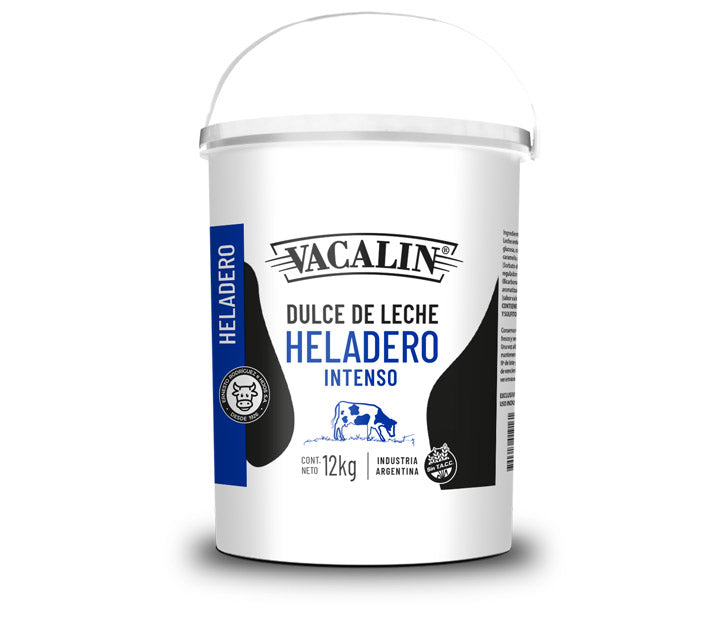 Vacalín Intenso Dulce de Leche Heladero Heladería Dulce de Leche for Ice Cream, 10 kg / 22.01 lb