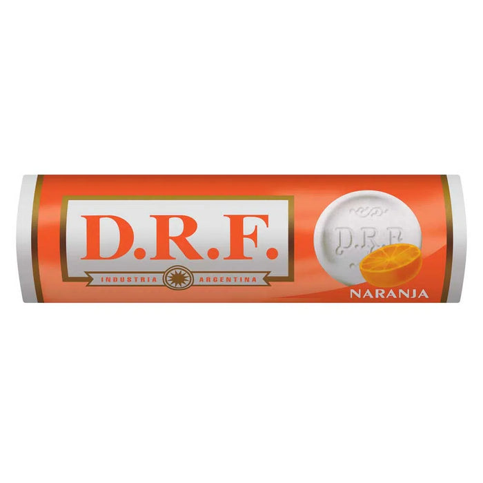DRF Pastillas Naranja Candy Pills Orange Flavor, 23 g / 0.8 oz (box of 12)