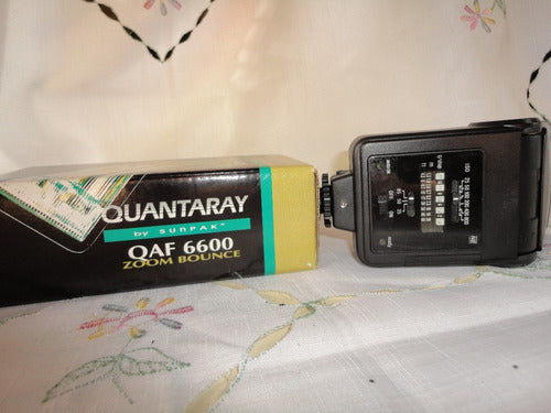 Flash Sunpack Quantaray Qaf-6600 C/ Zoom $ 5000 Apto Digital 1