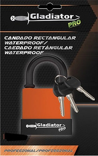 Candado Rectangular Waterproof 55mm Gladiator Pro Can755 0