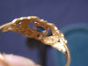 Luli 18K Gold Ring with Guaranteed Seal, Blue Sapphire and Cubic Zirconias 4