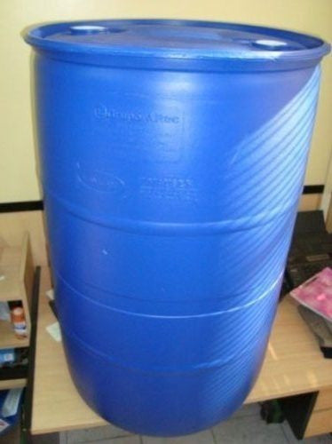 Tanque Tambor Barril De Plastico 200l Azul -no Tapa Enteriza 2