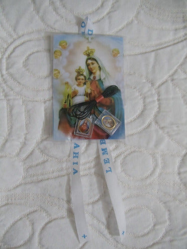 Escapulario Our Lady of Mount Carmel Do Carmo. Brazil. Bahia 2