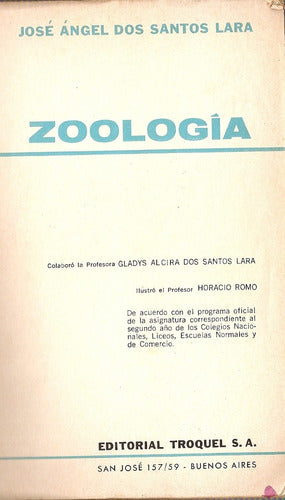 Zoologia - Dos Santos Lara - Troquel 0