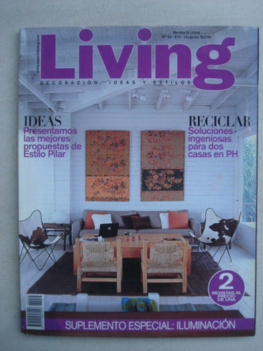 Revista Living N° 53 Diseño Decoracion Ideas Reciclar Ph 0