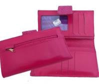 Set of 6 Genuine Cow Leather Women's Wallets 6