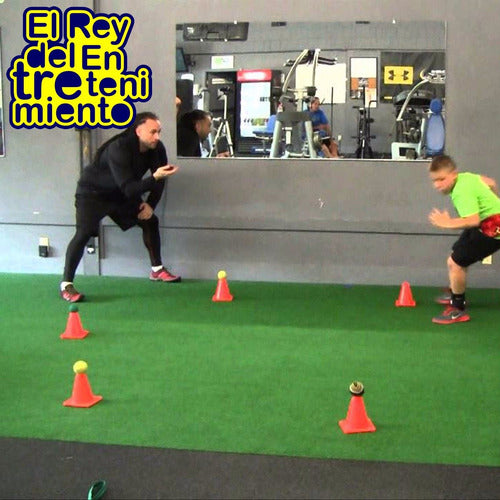 Turb Cono De Entrenamiento Deportivo 23 Cm Flexible Fútbol El Rey 3