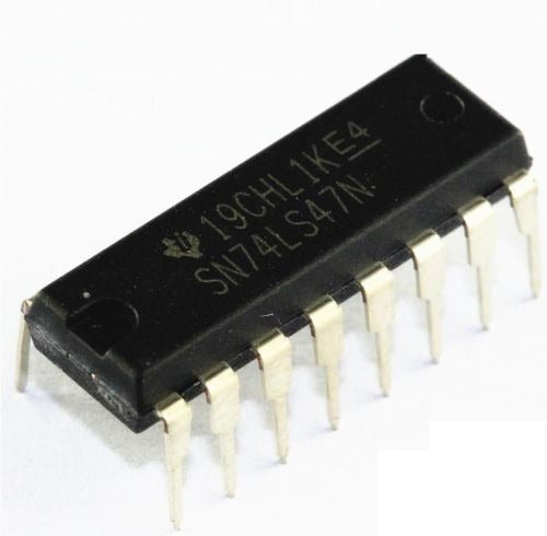 Candy-Ho Sn74ls47n Integrated Circuit BCD to 7-Segment Decoder 0