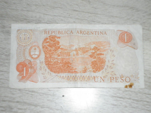 Billete  De 1 Peso Argentino, Década Del 80 1