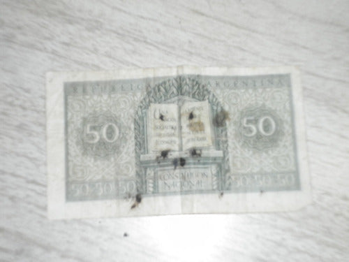 Billete  De 50 Centavos,   Argentina, Década Del 40 1