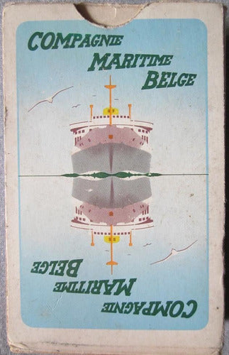 Juego De Naipes Cartas De La Compañía  Marítima Bélgica 0