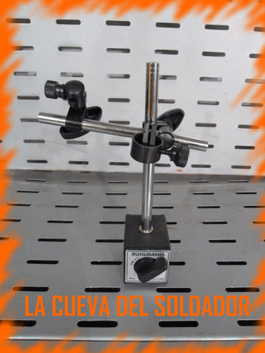 Ruhlmann Magnetic Articulated Base with Millimetric Adjustment for Comparators 1