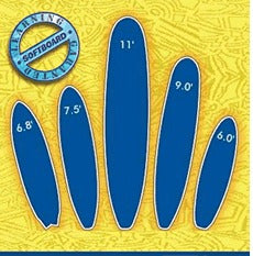 Tablas Surf Softboards Pipeline 8'2 Brasil C/leash De Regalo 2