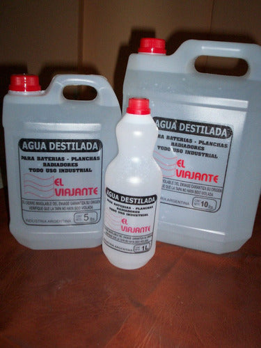 El Viajante Distilled / Demineralized Water x 5L x 50 Units 4