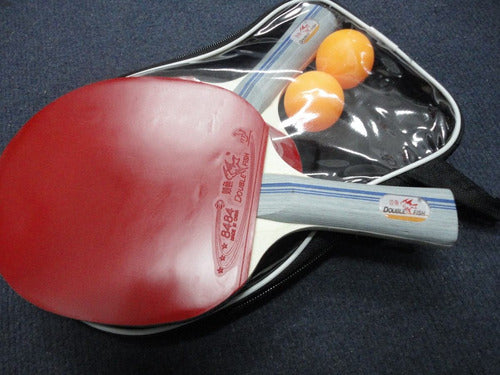 Double Fish Paletas Ping Pong Set 2 Paletas Ck 307 2