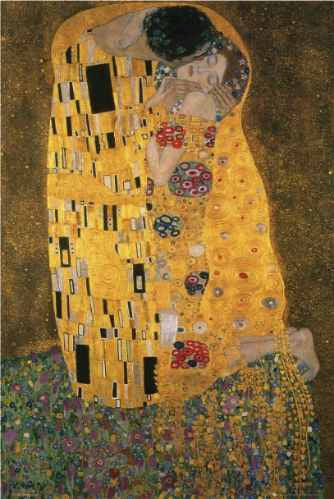 Gustav Klimt - El Beso - Poster De 60 X 90 Cm 0