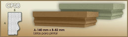 Molduras Parthenon CP08 Exterior Molding 140x82mm 2