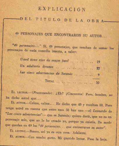 49 Personajes Que Encontraron Su Autor  (jardiel Poncela) 1