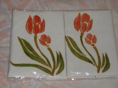 Generic Hand-Painted Place Mats X2 - 38x47 Christmas 0