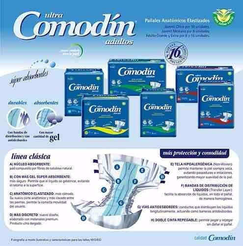 Comodín Ultra Anatomical Adult Diapers Large X80 Units 5