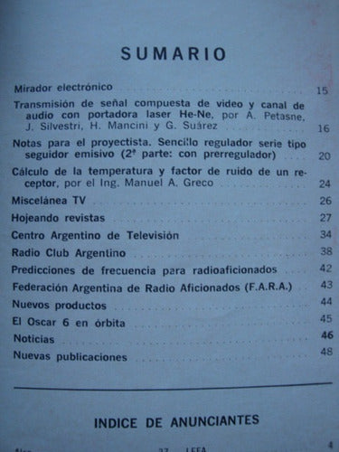 Revista Telegrafica Electronica N° 722 Año 1973 1