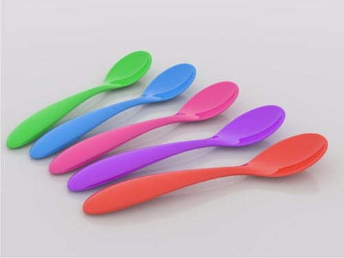 Cliker 12 Spoons + 12 Spreaders in Pastel Colors 5